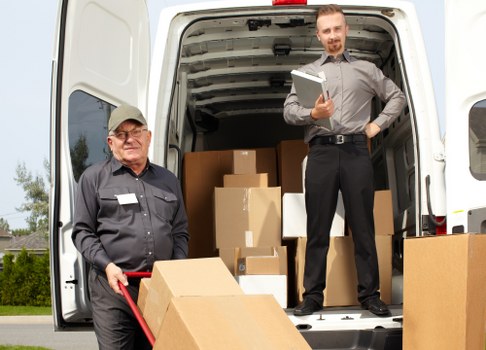 Fragile items packed safely using boxes in Balham
