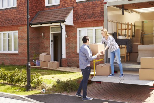 Removal team preparing for a same day move in Balham