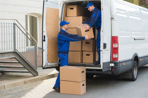 Balham Man And Van team preparing a careful local move