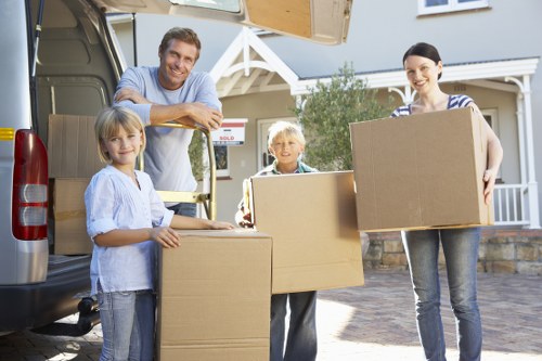 Careful transport of household items during a Balham move
