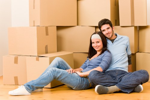 Local Balham moving truck supporting a residential relocation