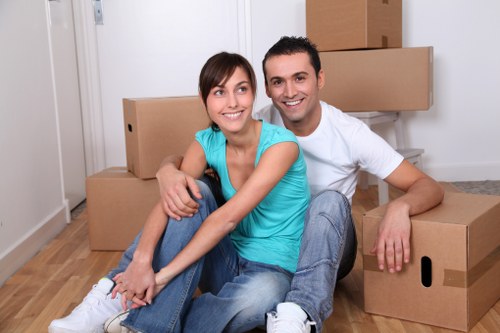 Balham removal team managing a residential moving day