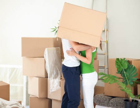 Professional movers handling a flat removal in Balham