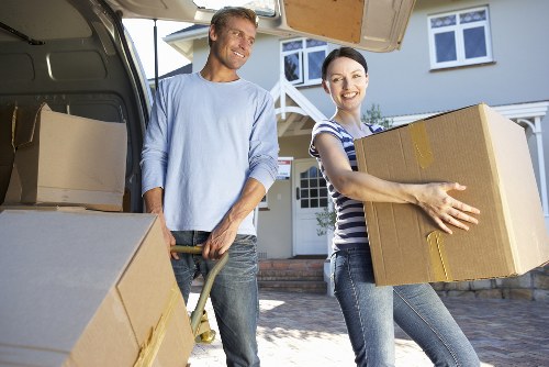 Protective wrapping used for furniture removals in Balham
